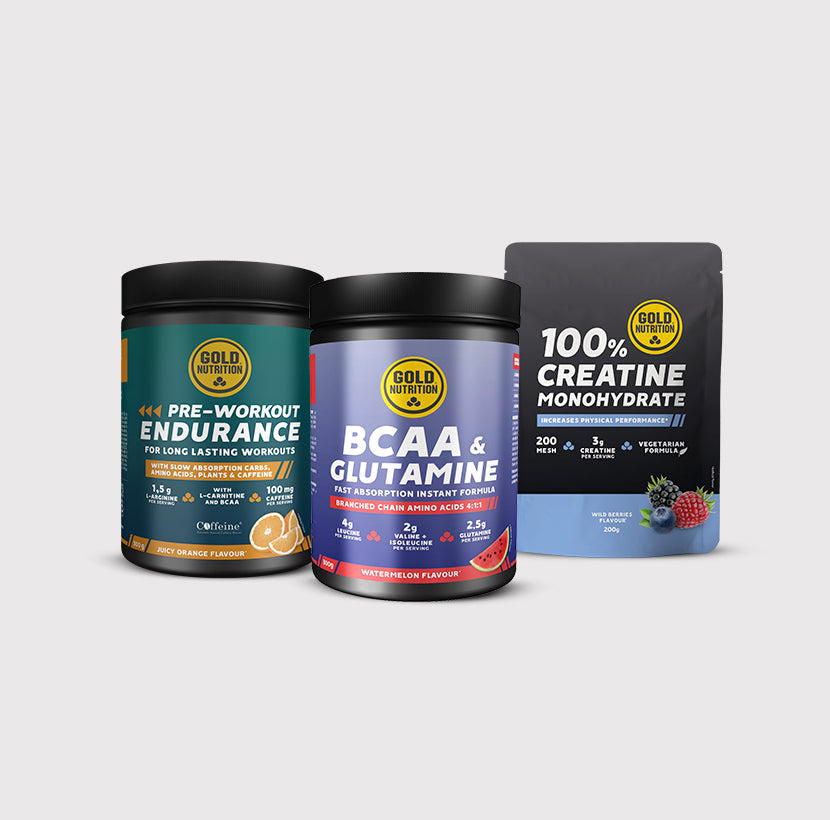 BCAA & Glutamine Powder + Pre-Workout Endurance