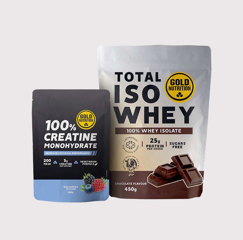 100% Creatine Monohydrate + Total Iso Whey